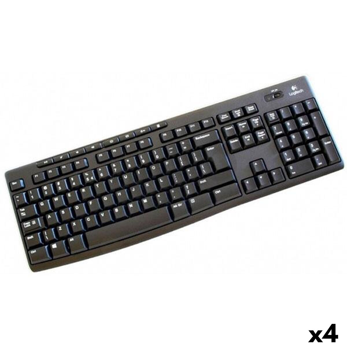 Picture of Wireless Keyboard Logitech K270 Black Spanish Qwerty (4 Units)