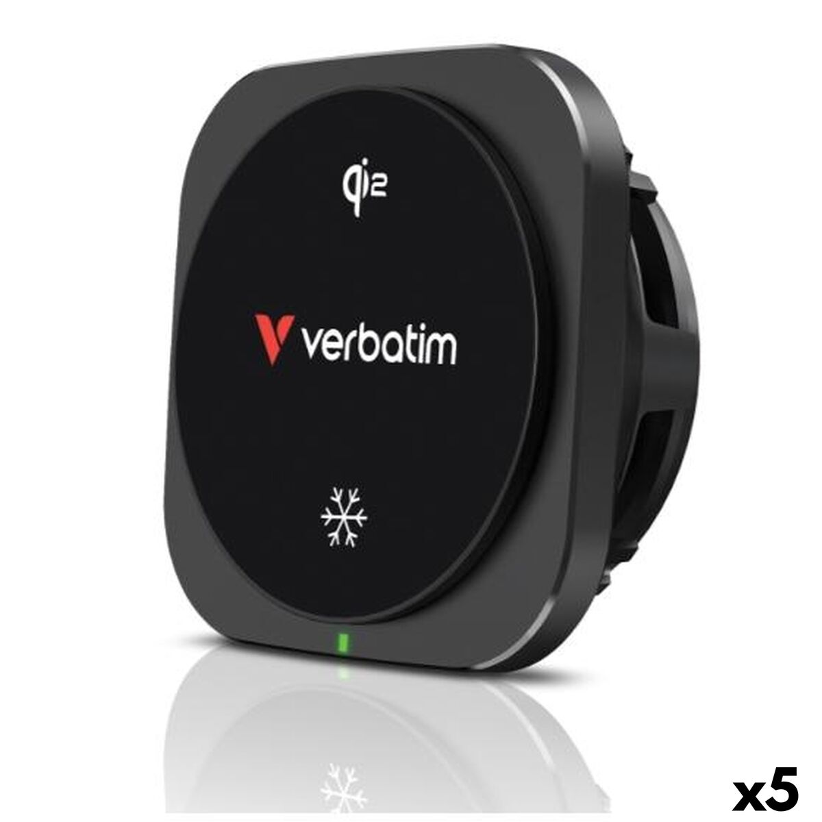 Picture of Car Charger Verbatim QI2 Black 15 W (5 Units)