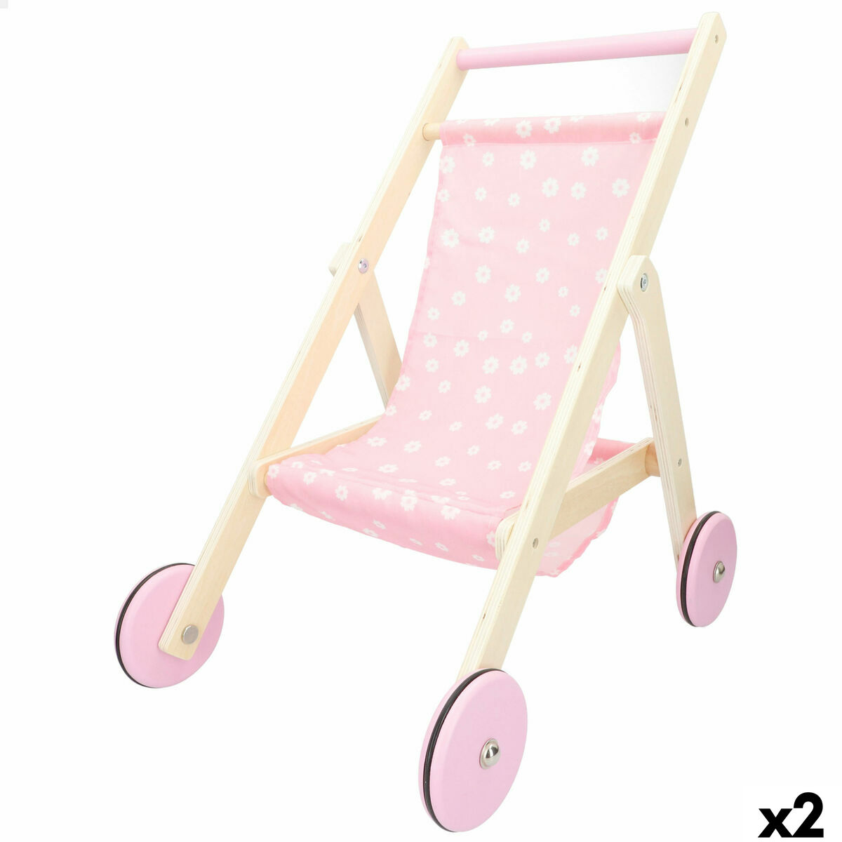 Poussette pour poupées 33 x 44 x 51 cm (2 Unités)