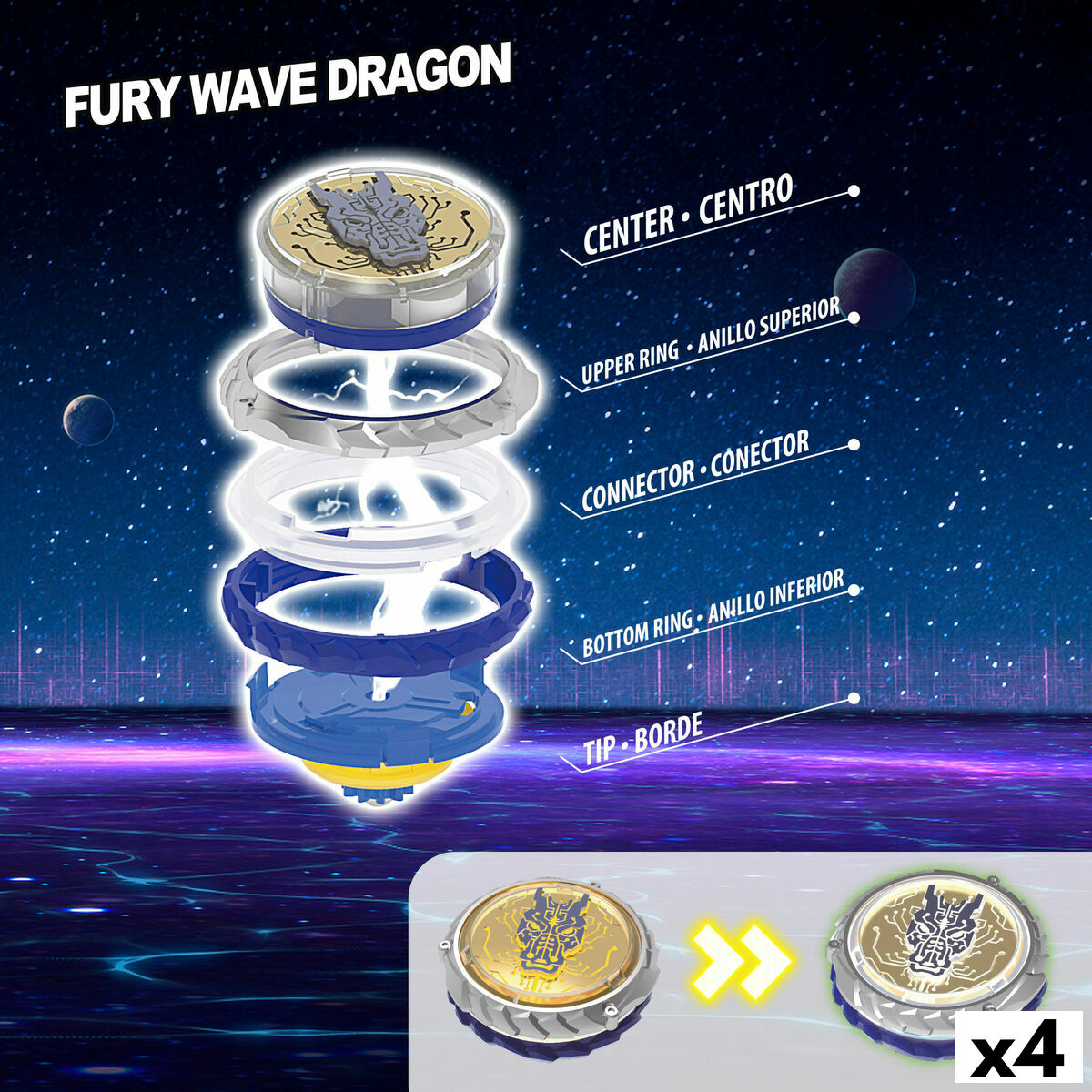 Bączek Infinity Nado (4 Sztuk)