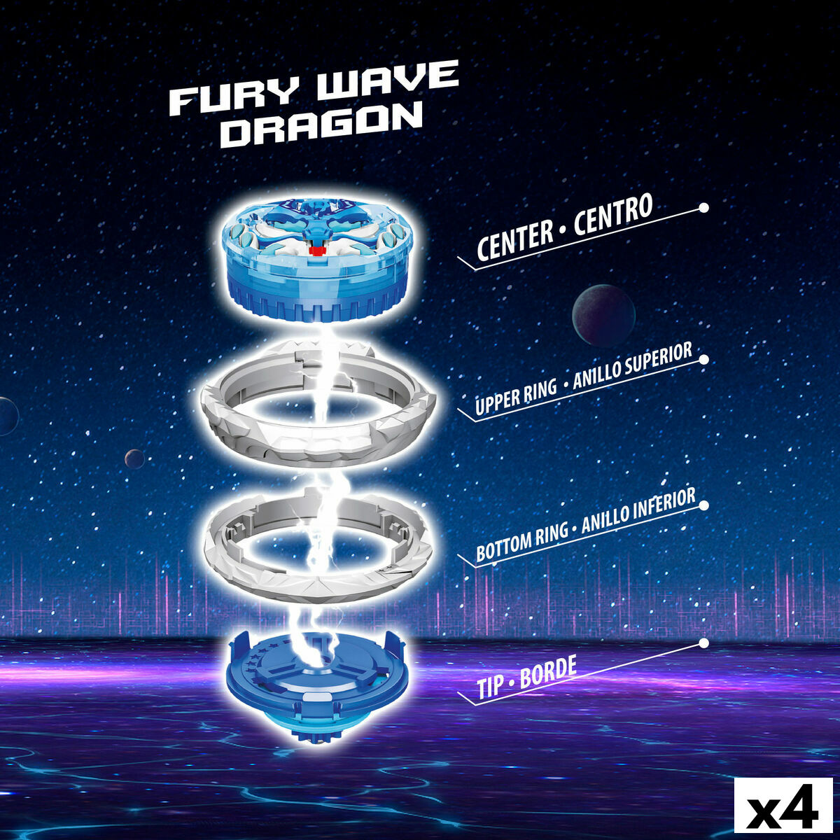 Bączek Infinity Nado (4 Sztuk)