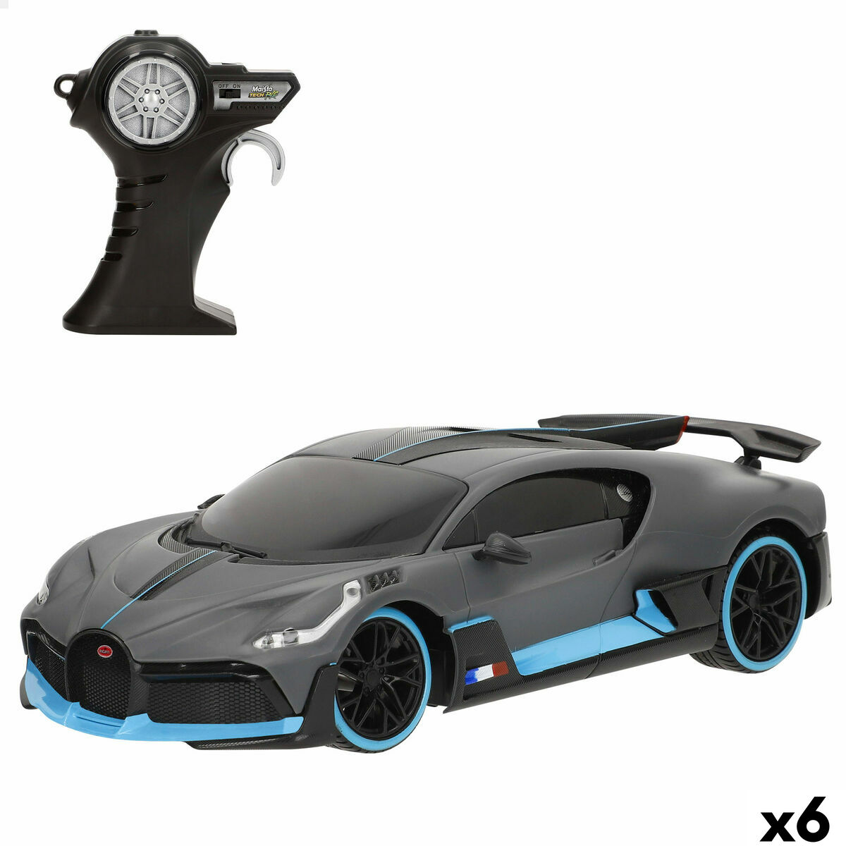 Voiture Télécommandée Bugatti 19,5 x 5 x 9 cm (6 Unités)