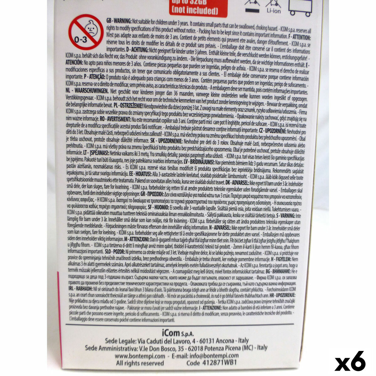 Mikrofonem Karaoke Bontempi 6 Sztuk