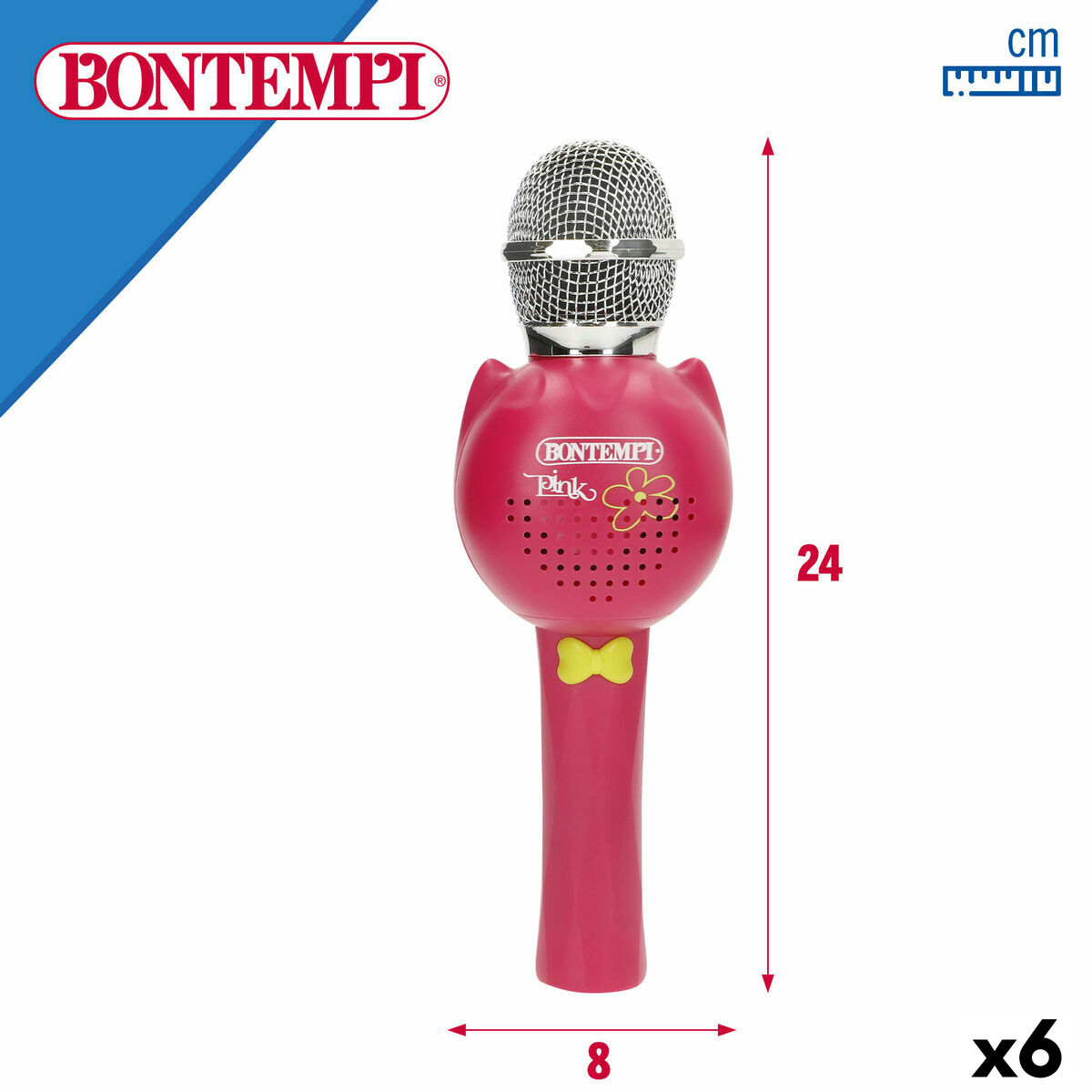 Mikrofonem Karaoke Bontempi 6 Sztuk