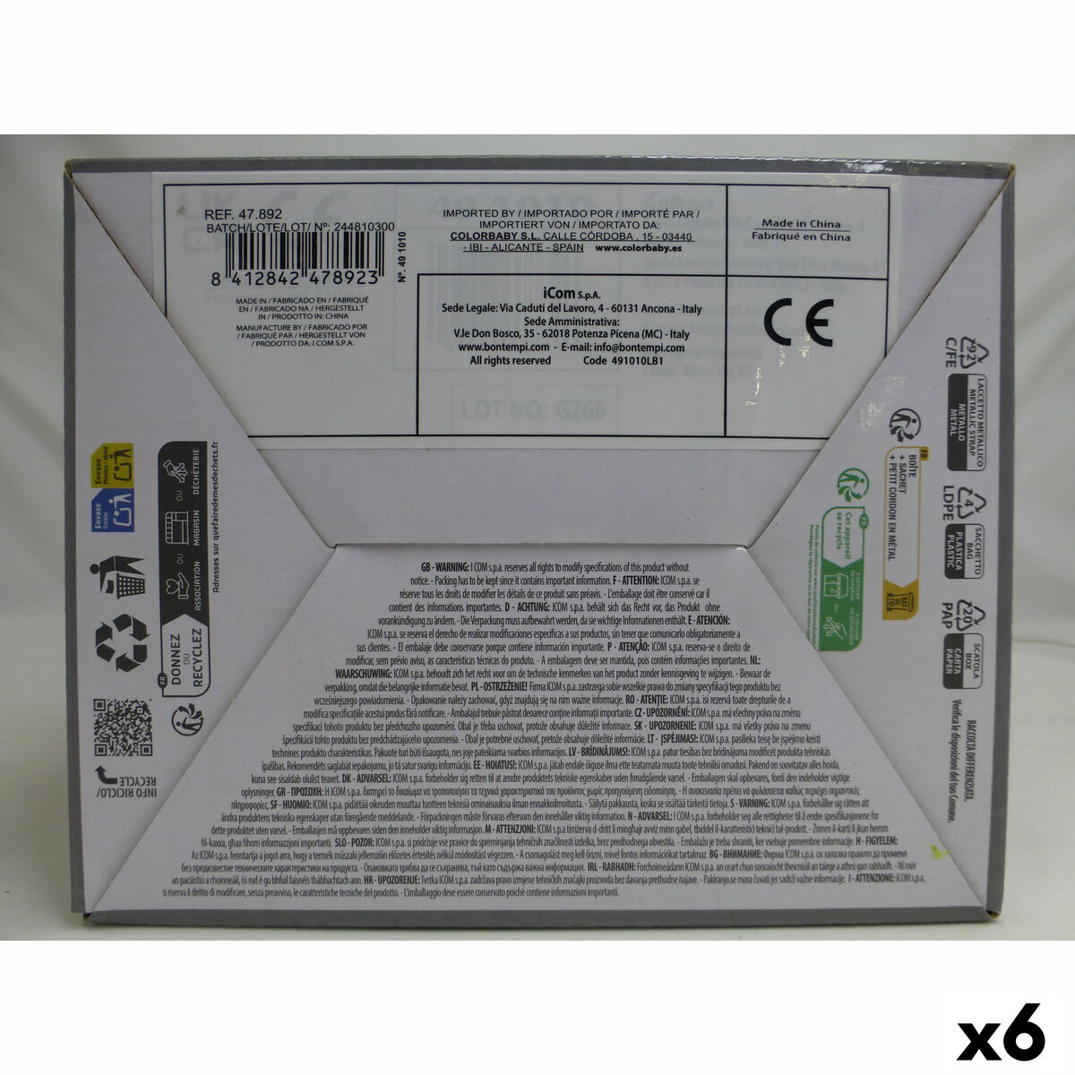 Głośnik z Mikrofonem Karaoke Bontempi 6 Sztuk