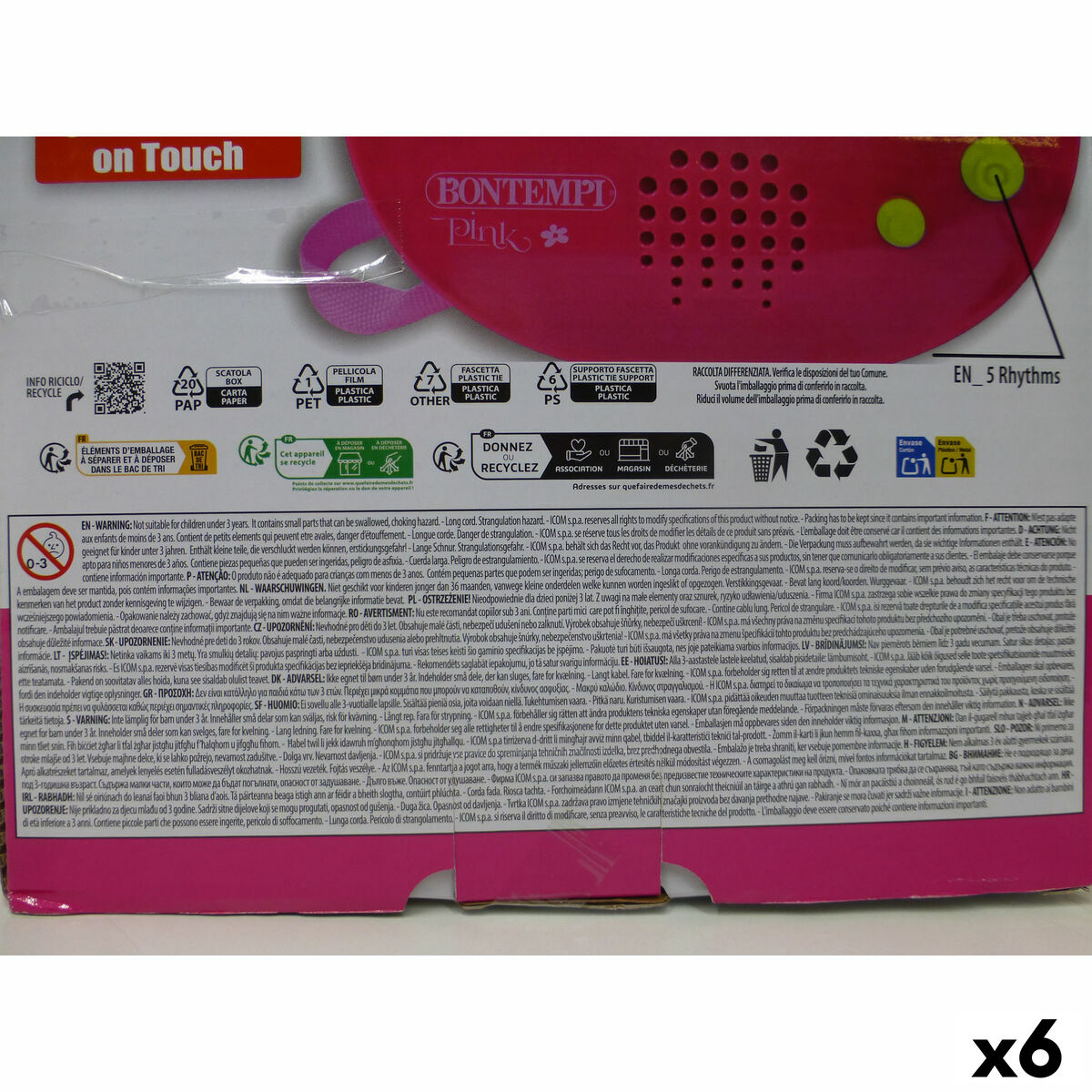 Gitara Dziecięca Bontempi 20 x 56 x 4 cm (6 Sztuk)