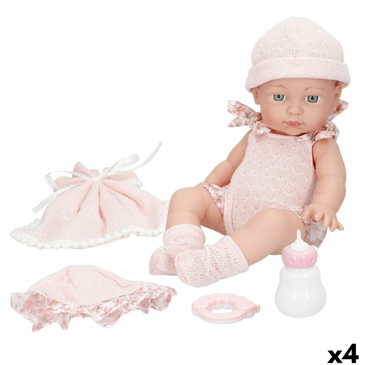 Poupée Bébé Colorbaby 15 x 30 x 10 cm 4 Unités