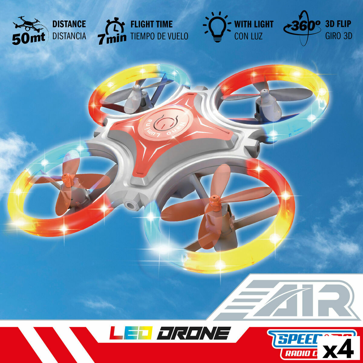 Afbeeldingen van Radio control Helicopter Colorbaby (4 Units)