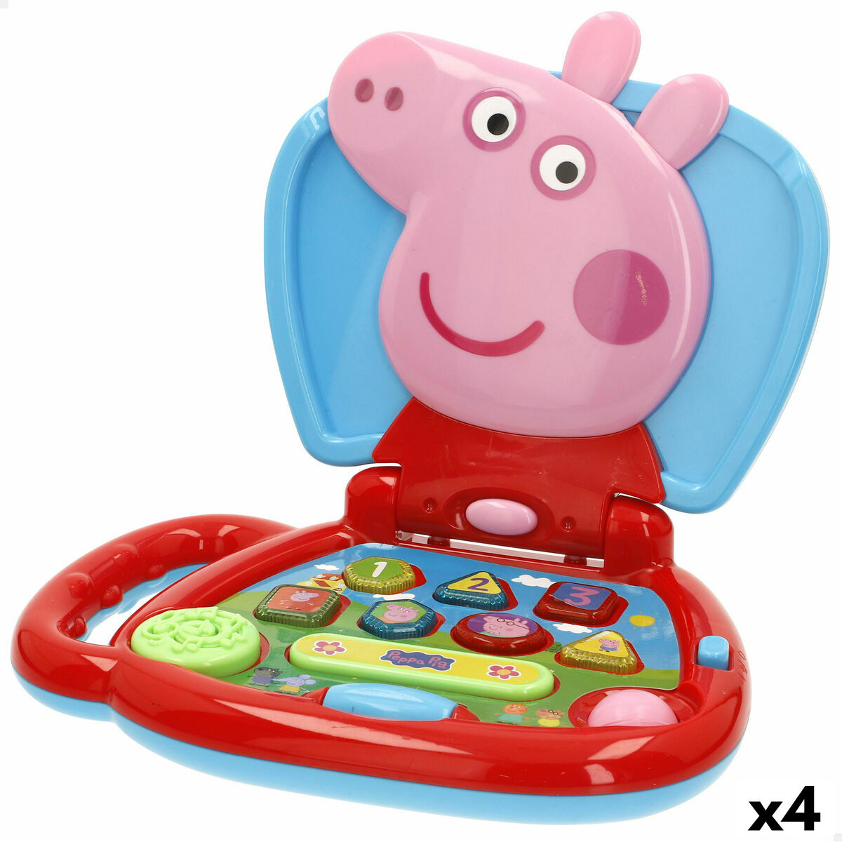 Afbeeldingen van Toy computer Peppa Pig English 20 x 17 x 14 cm Multicolour (4 Units)