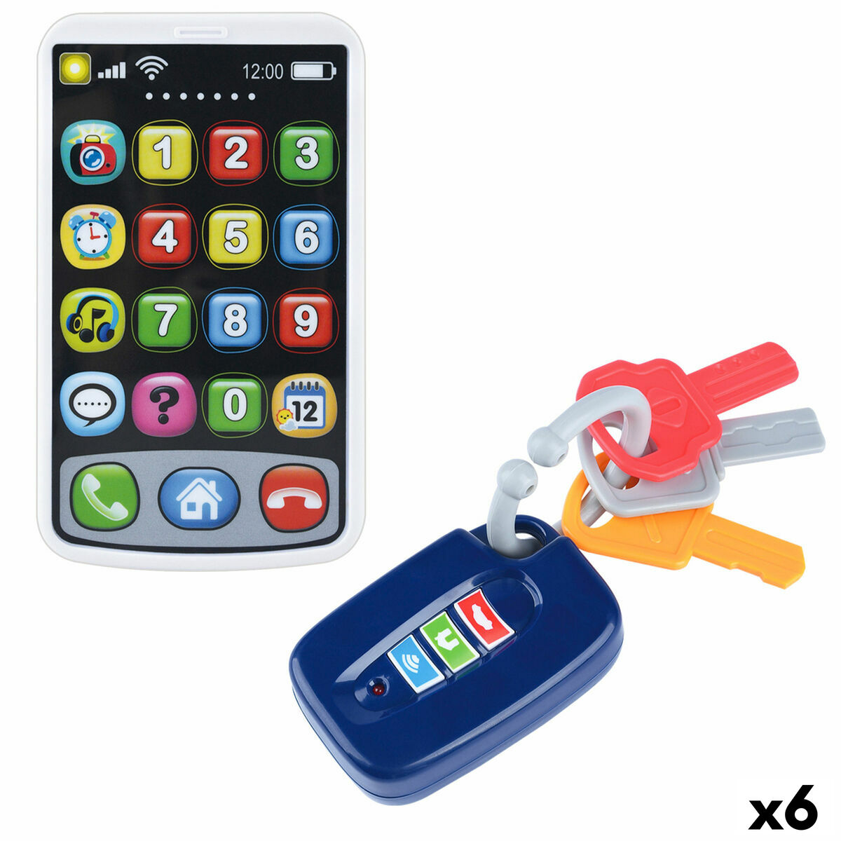 Kép Toy telephone PlayGo 7 X 11 X 2 CM (6 Units)