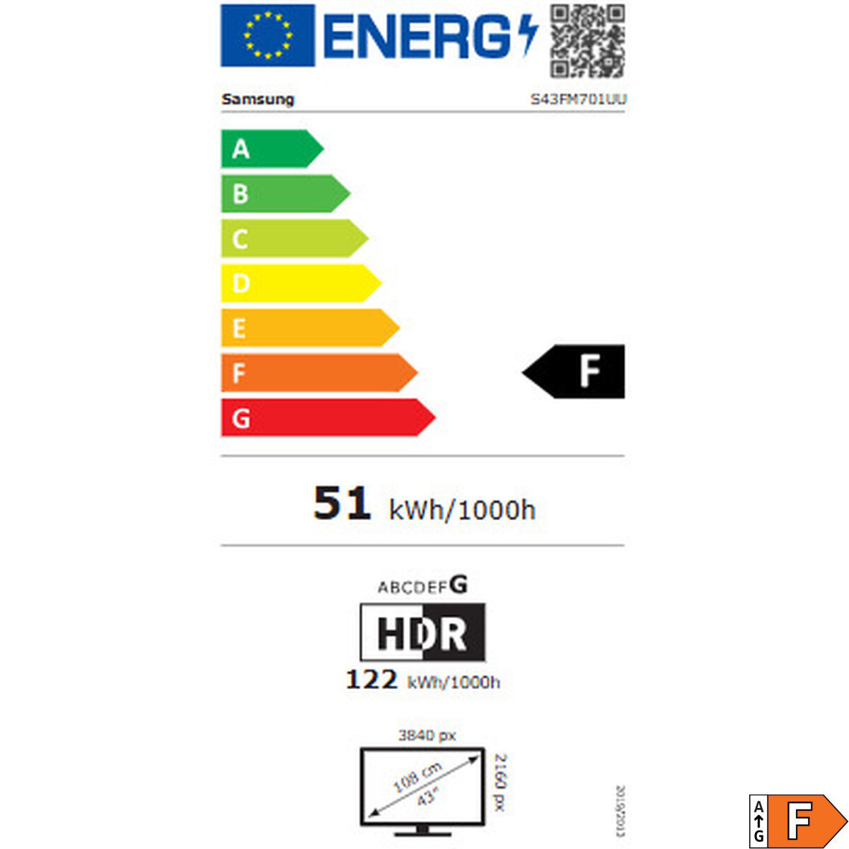 Picture of Monitor Samsung M7 S43FM701UU 43"