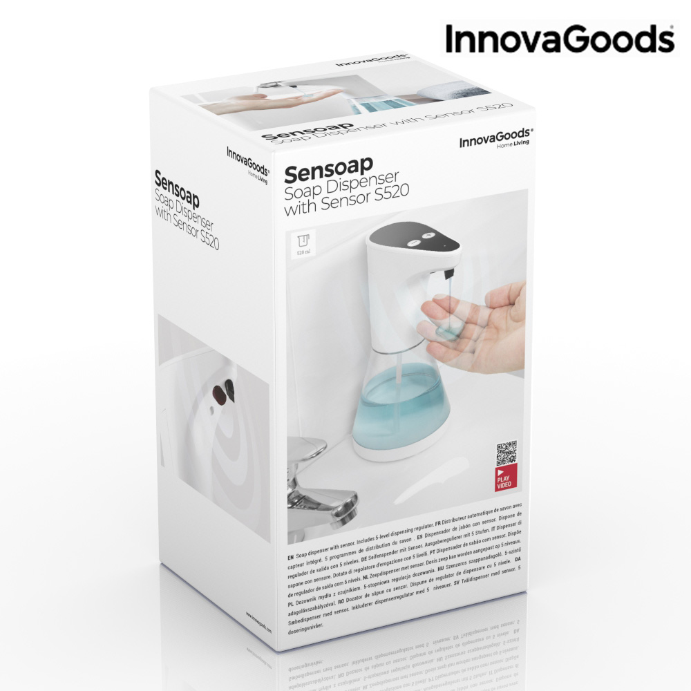 Automatisk såpedispenser med sensor Sensoap InnovaGoods