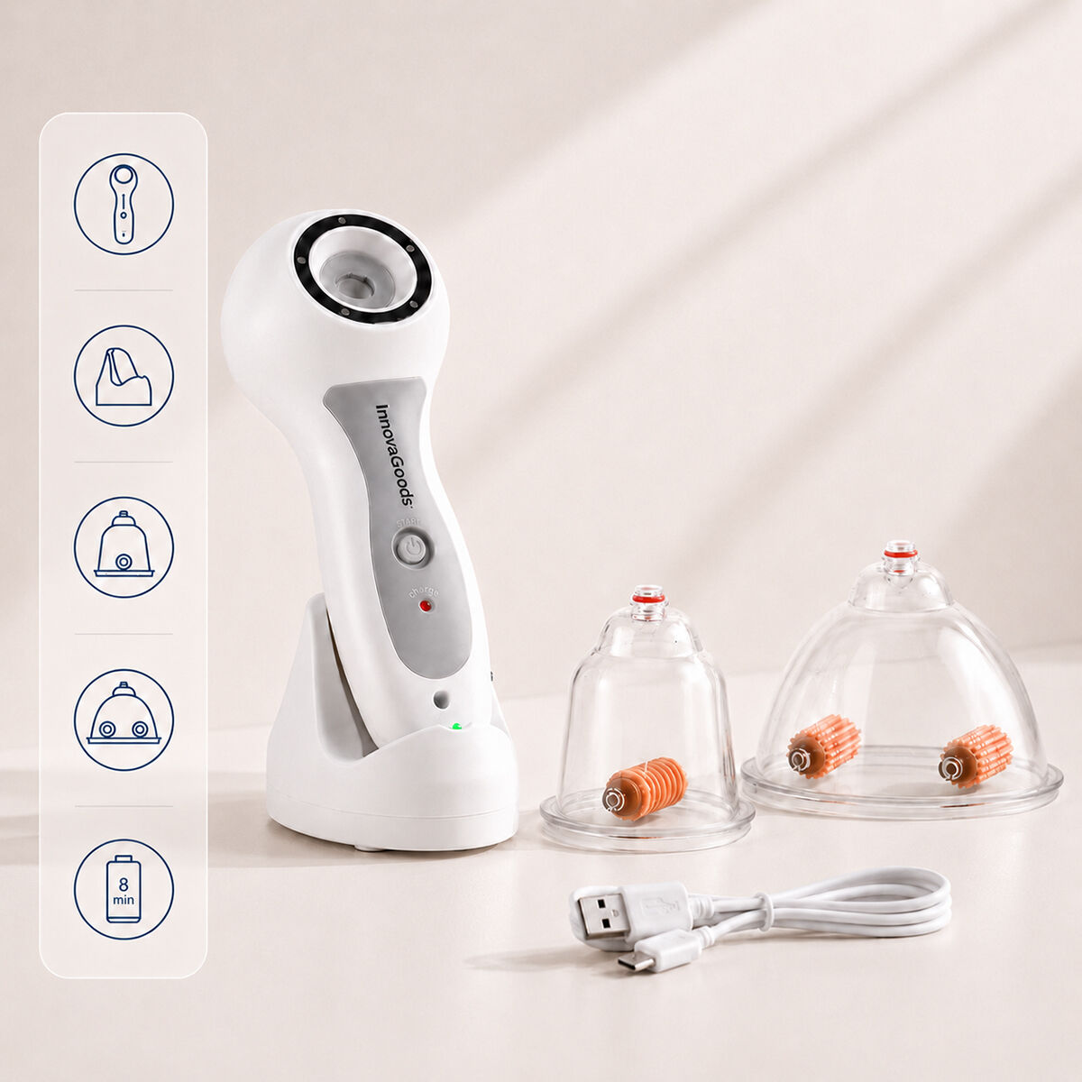 Pro Anticellulitisapparaat met Vacuümtherapie InnovaGoods
