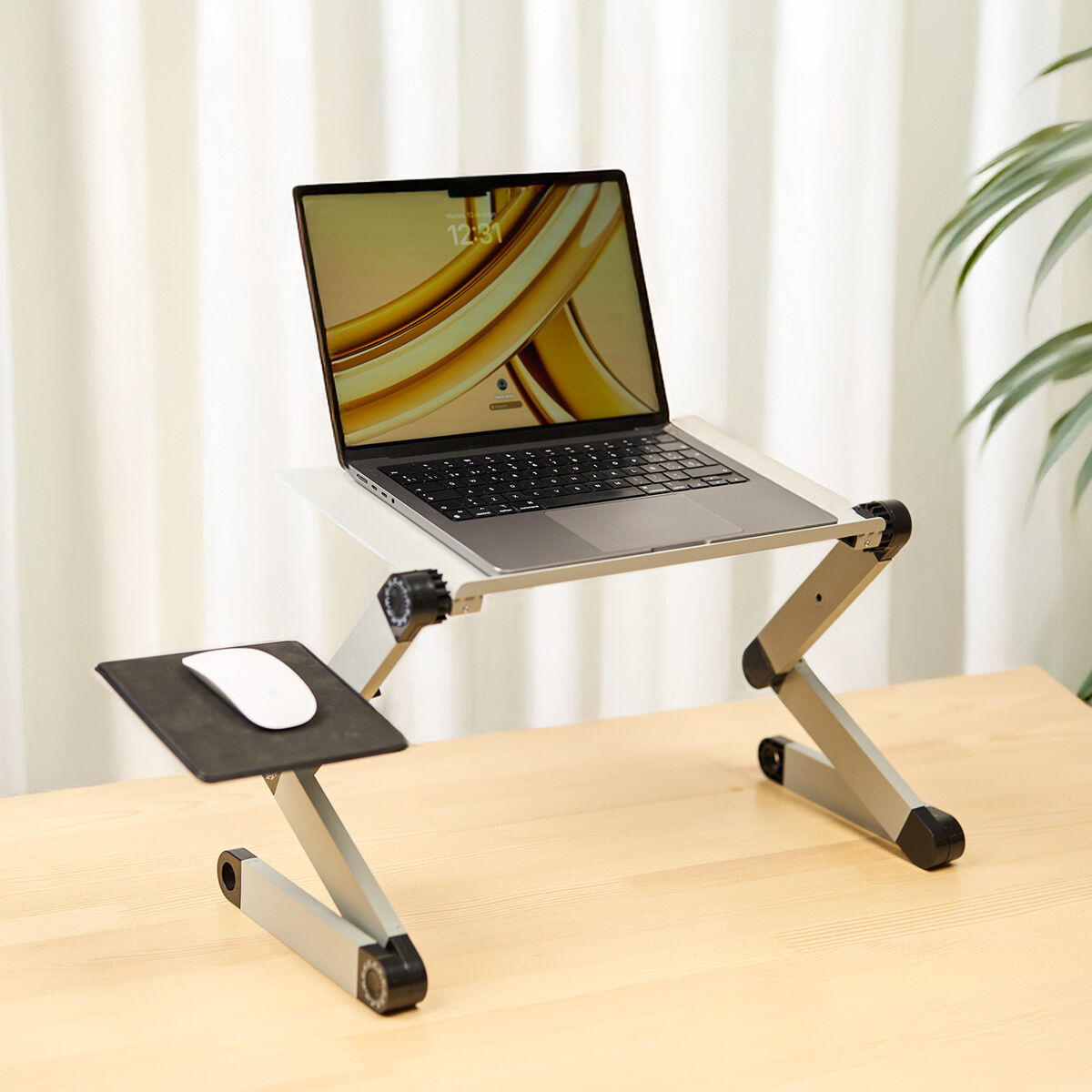 Afbeeldingen van Adjustable Multi-position Laptop Table Omnible InnovaGoods