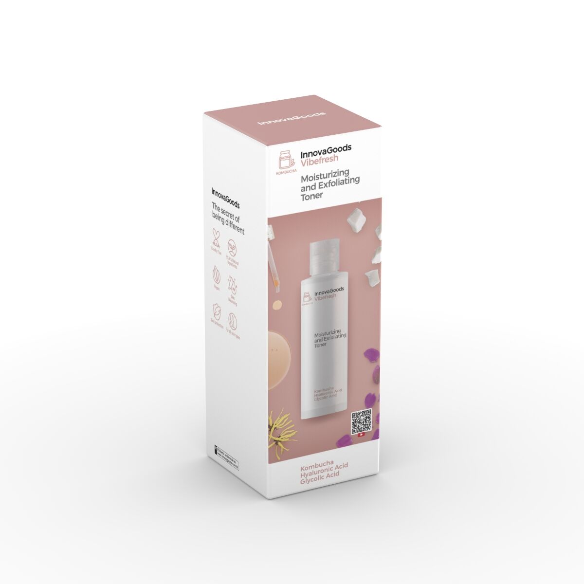 obrázok produktu Moisturizing and Exfoliating Facial Toner Kombucha Vibefresh InnovaGoods 150 ml