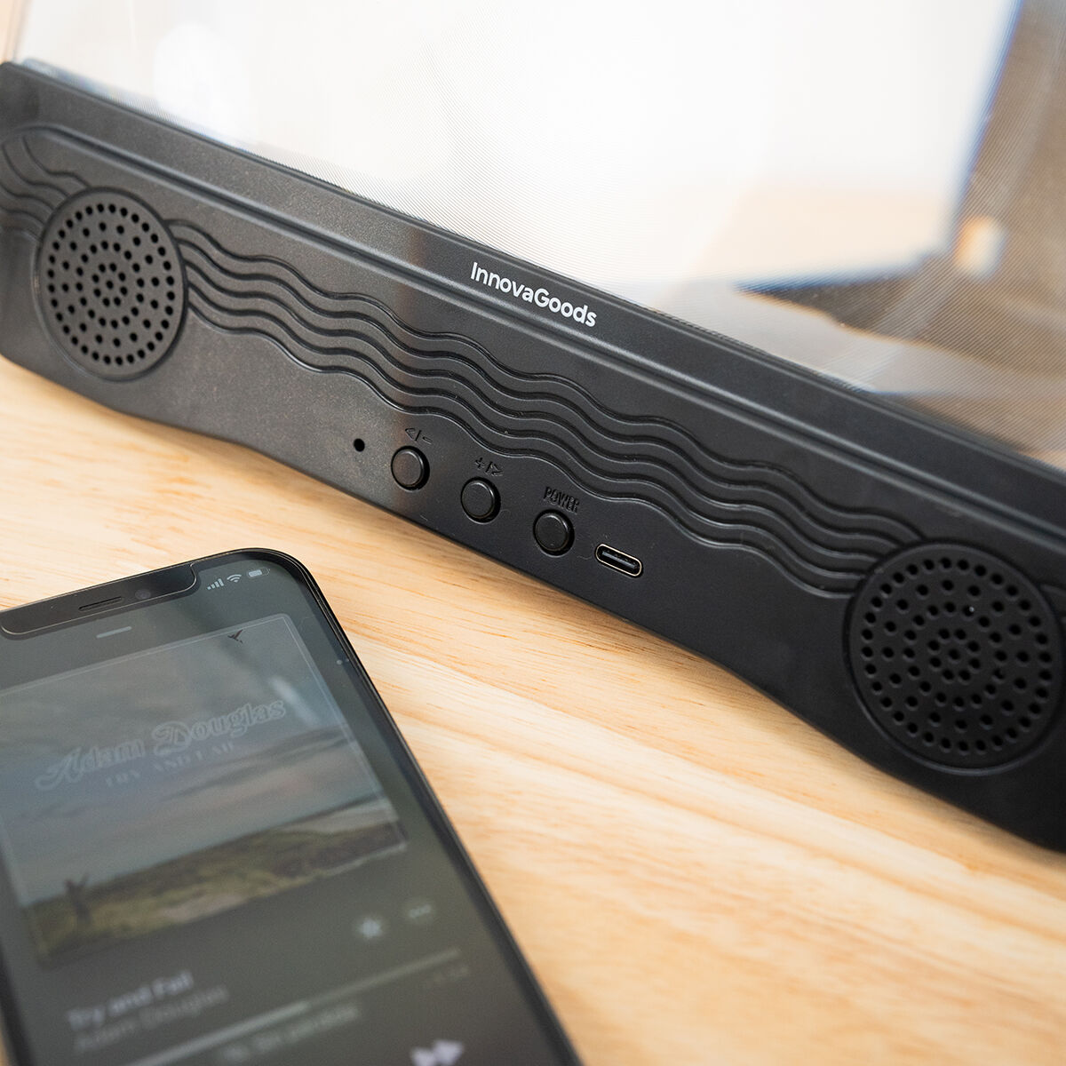 Picture of Rechargeable Screen Magnifier with Speaker for Mobile Phones InnovaGoods (Refurbished B)