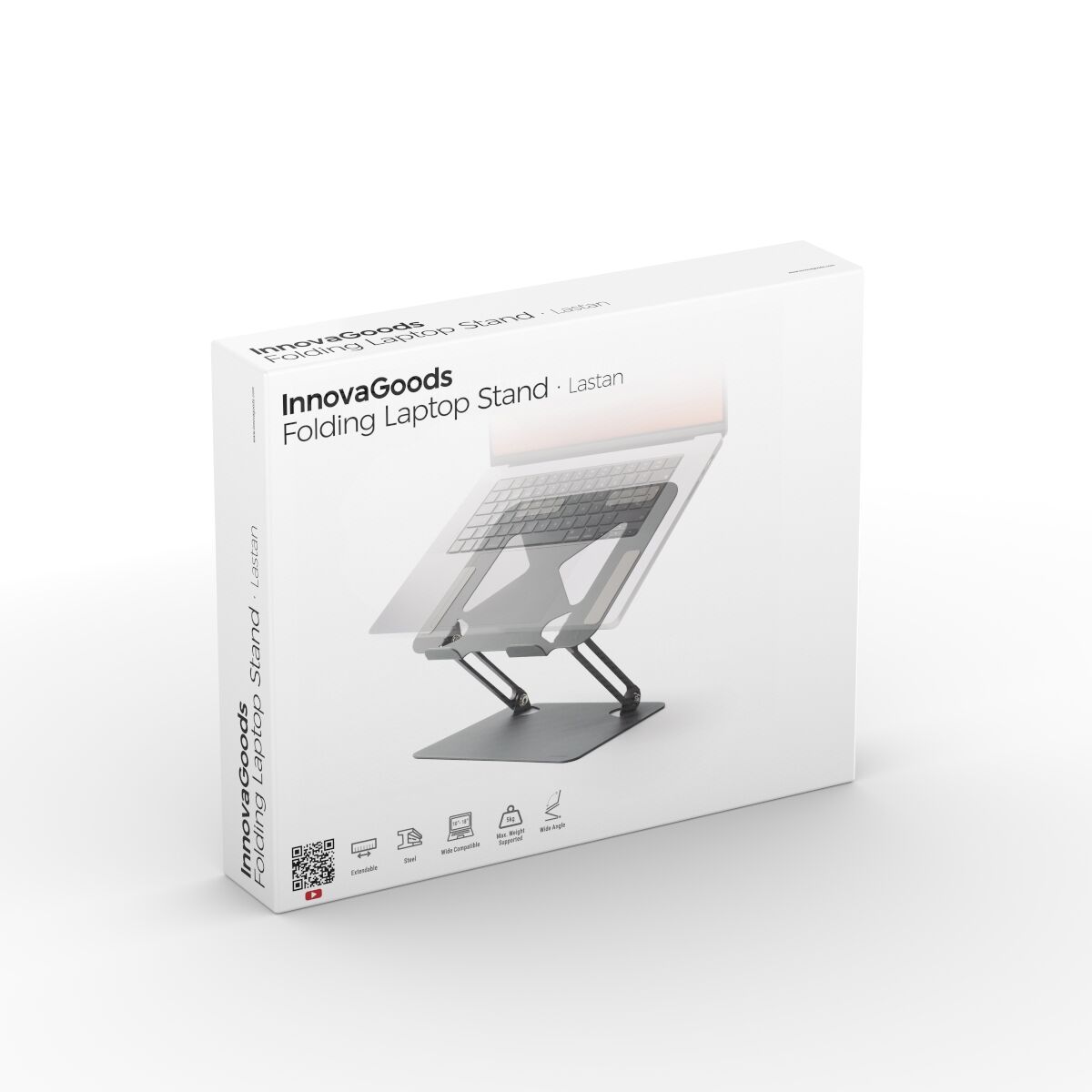 Inklapbare steun voor laptop Lastan InnovaGoods