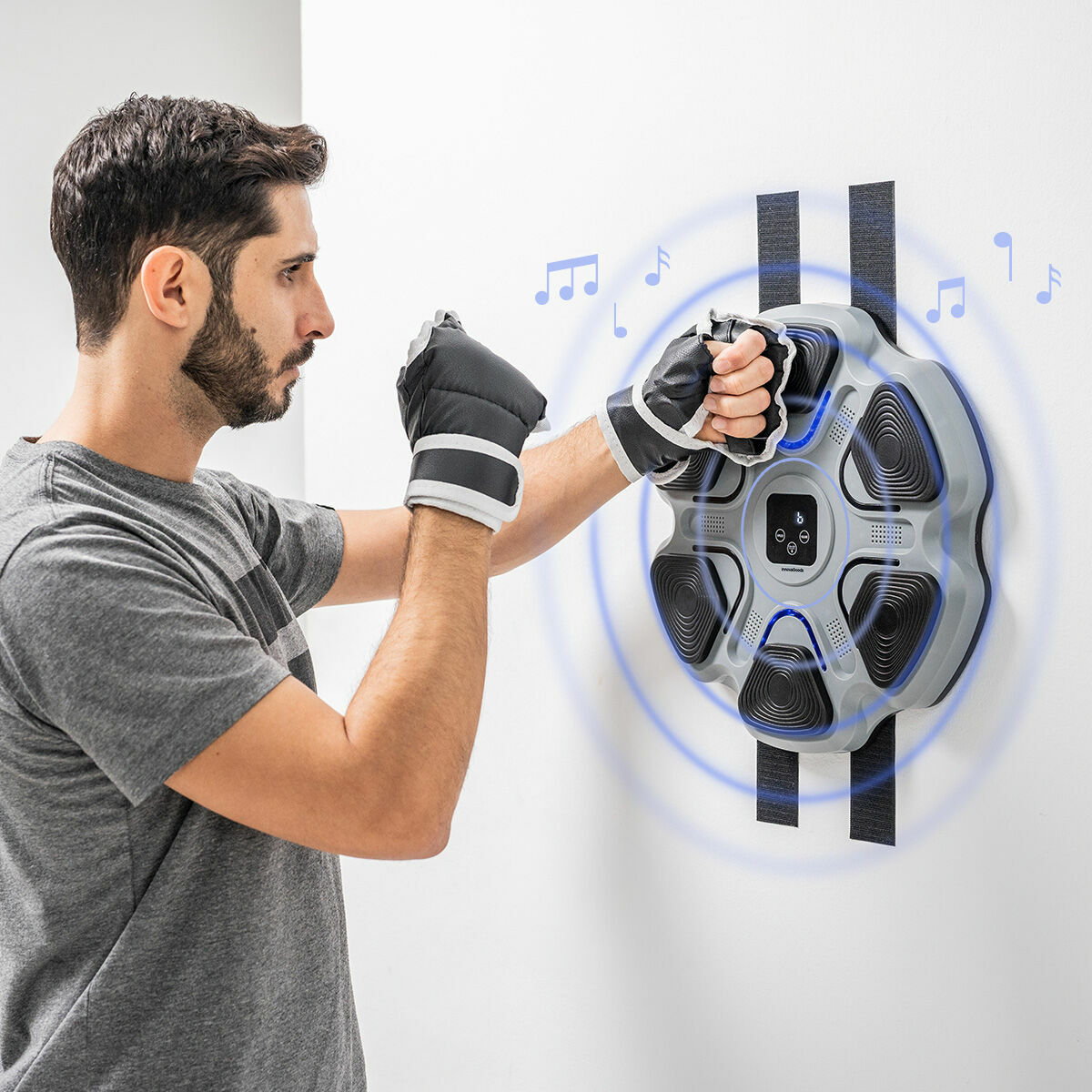 Machine de Boxe Musicale Rechargeable Beatfist InnovaGoods