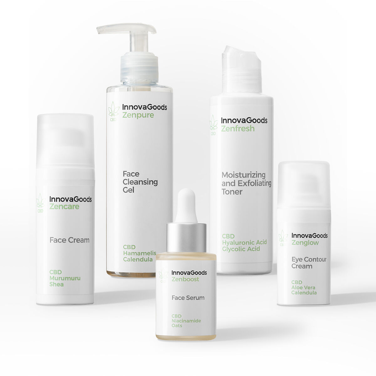 Pack Gesichtspflege-Routine CBD InnovaGoods - Thumbnail 7
