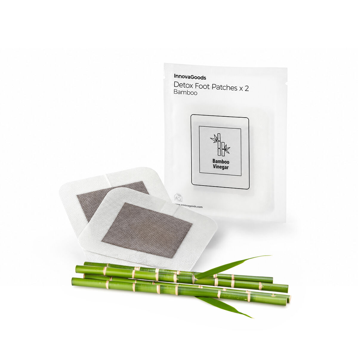 Detox Fußpflaster Bamboo InnovaGoods 30 Stück - Thumbnail 6