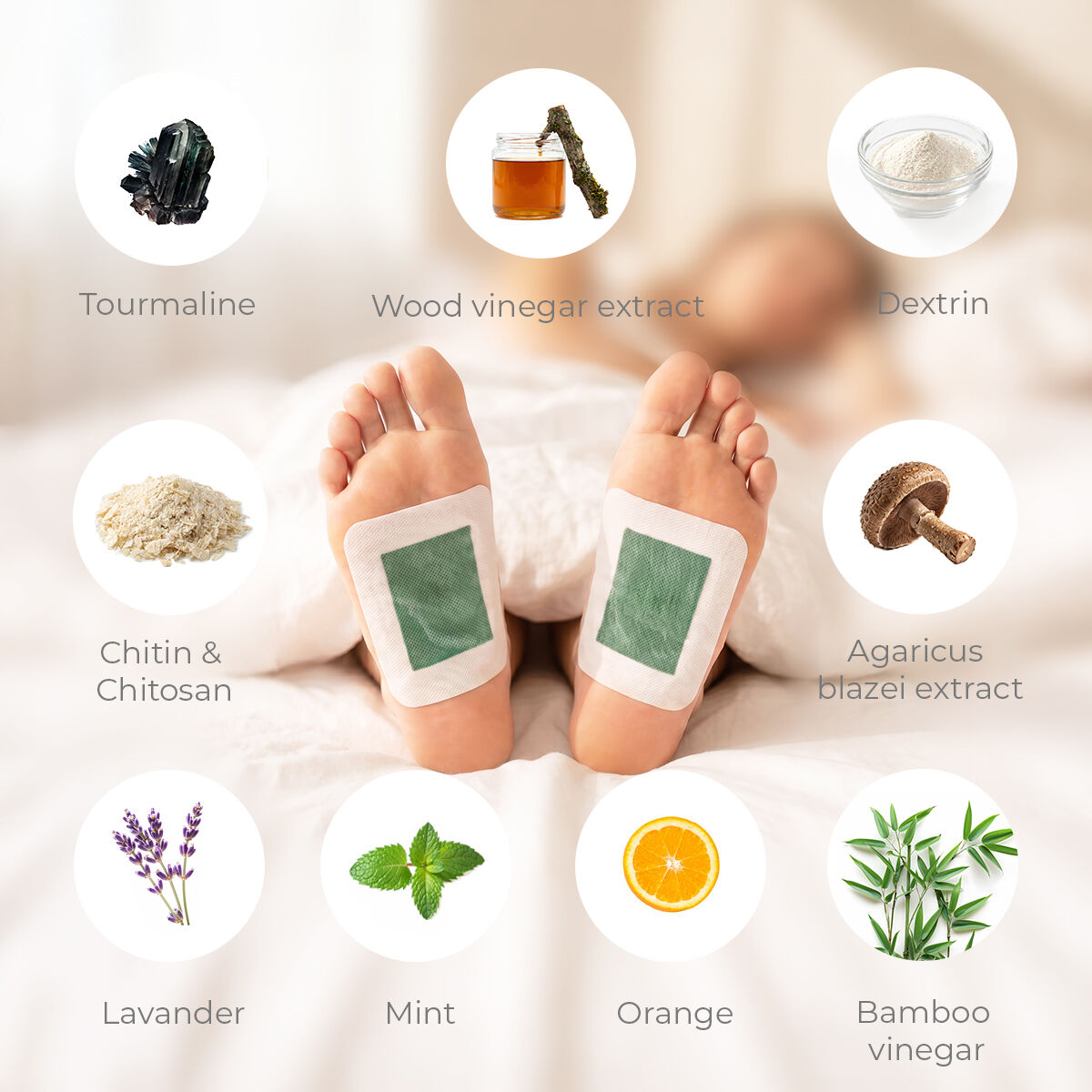 Detox Fußpflaster Essences InnovaGoods 30 Stück - Thumbnail 3