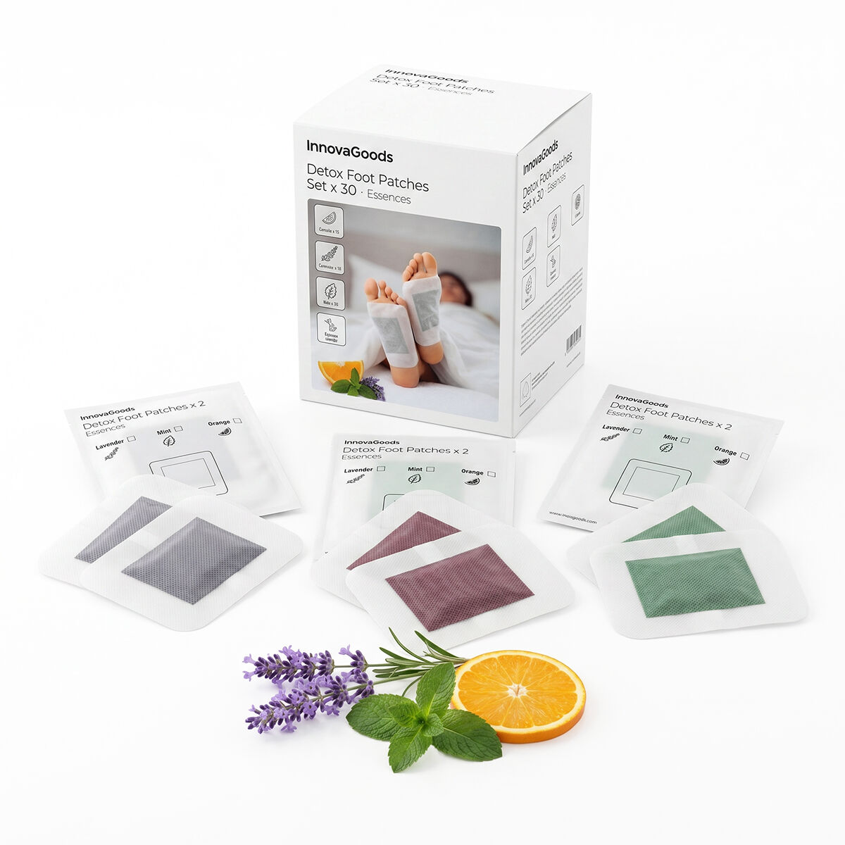 Detox Fußpflaster Essences InnovaGoods 30 Stück - Thumbnail 7